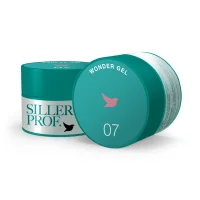Гель для нарощування нігтів однофазний SILLER Professional Wonder Gel One Phase №007 Темний рожево-бежевий, 30 мл 